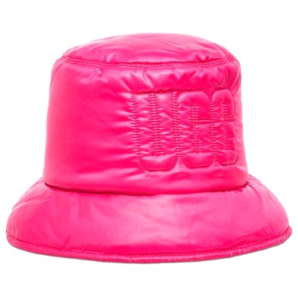 UGG Quilted Logo Bucket Hat Barbiecore main image 9
